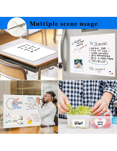 Papel Contacto Pizarra Blanca Magnética Babenoun 30.48x45.72 cm