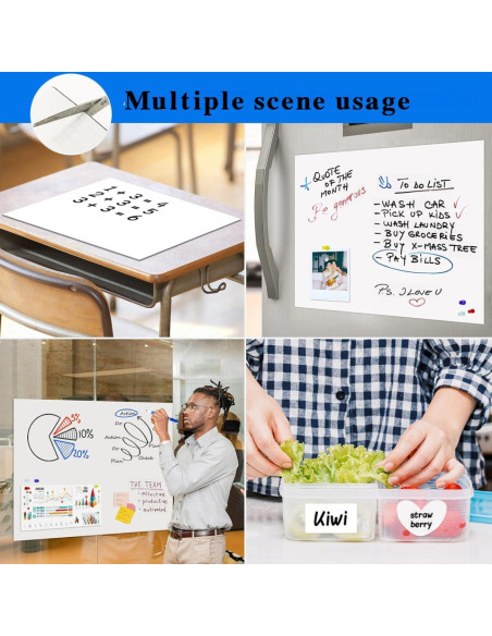 Papel Contacto Pizarra Blanca Magnética Babenoun 30.48x45.72 cm