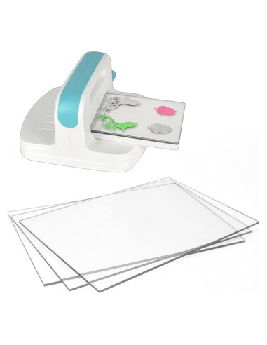 3 Almohadillas de Corte Acrílico Transparente Philbinden 22x15.5cm