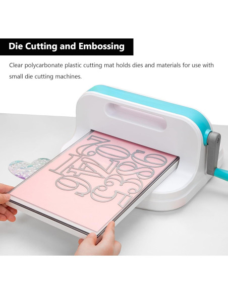 3 Almohadillas de Corte Acrílico Transparente Philbinden 22x15.5cm