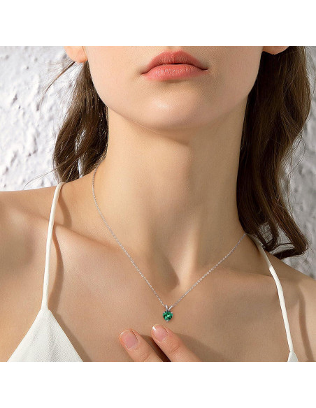 Collar de Nacimiento Corazón SMILEST Plata Ley 925 40.64cm