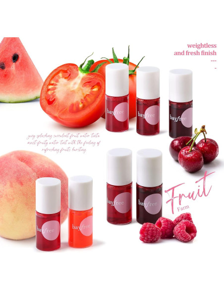 Juego de Tinte para Labios y Rubor Bayfree - Rojo Cereza Juego de Tinte para Labios y Rubor Bayfree - Rojo Cereza