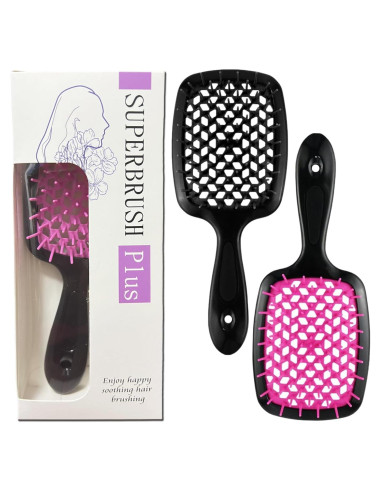 2 Cepillos Desenredantes Lixera para Cabello Rizado y Seco