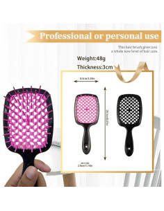 2 Cepillos Desenredantes Lixera para Cabello Rizado y Seco 2