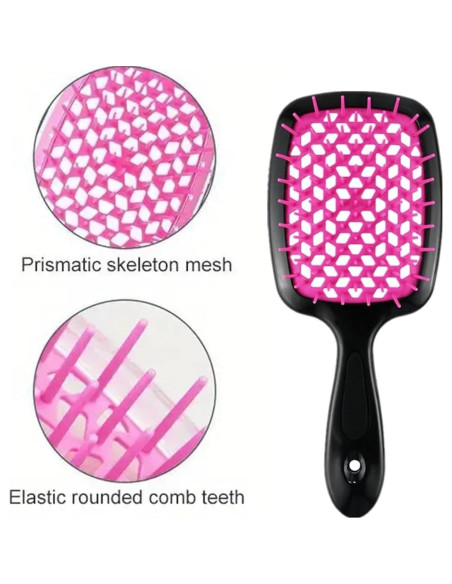 2 Cepillos Desenredantes Lixera para Cabello Rizado y Seco