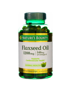 Aceite de Semilla de Lino Nature's Bounty 1200 mg 125 Cápsulas