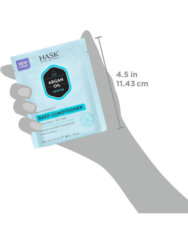 Dúo Champú Seco Aclarador de Carbón HASK 2x122g + Acondicionador Argán 49g