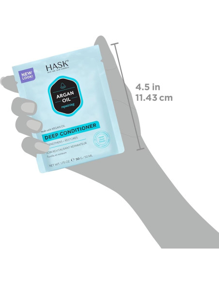 Dúo Champú Seco Aclarador de Carbón HASK 2x122g + Acondicionador Argán 49g