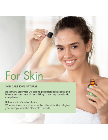 Aceite de Romero Bieyoc 100% Puro 60ml para Crecimiento Cabello