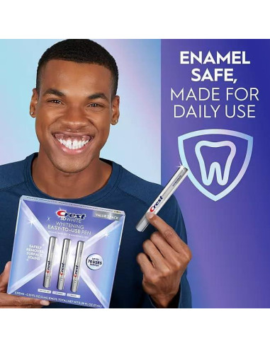 Lapiceros Blanqueadores Crest 3DWhite Enamel Safe 3 Piezas