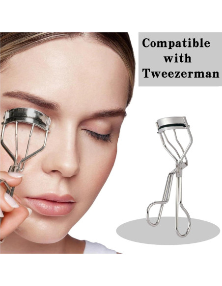 Almohadillas de Silicona para Rizador de Pestañas Tweezerman - 28 Piezas