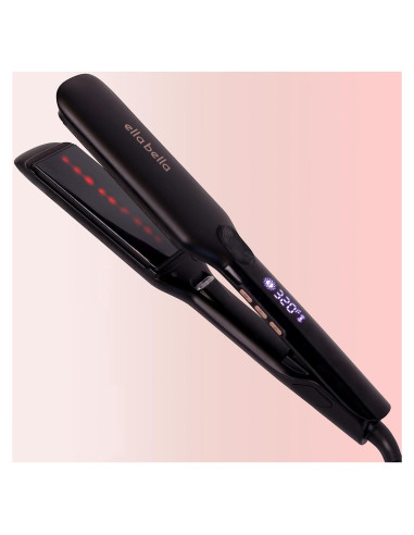 Plancha de Pelo ELLA BELLA de Titanio con Infrarrojos 36.8cm