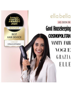 Plancha de Pelo ELLA BELLA de Titanio con Infrarrojos 36.8cm 2
