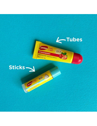 Bálsamo Labial Hidratante Carmex Daily Care SPF 15 - 9 Unidades