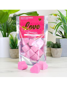 Bombas de Baño de Amor Gift Republic - 10 Corazones Rosa 2