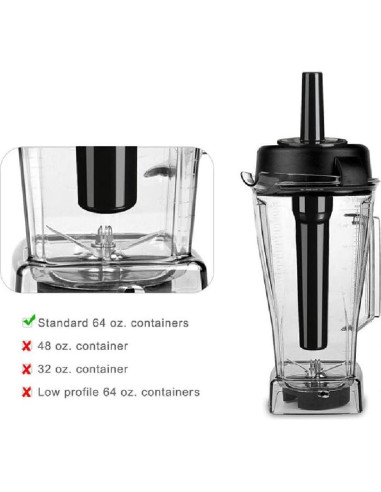 Paleta de Plástico para Licuadora Vitamix 64 oz - MOUDOAUER