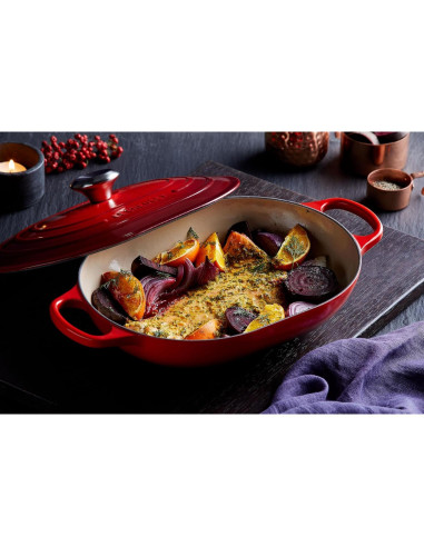 Cazuela Ovalada Enameled Hierro Fundido Le Creuset 3.56 L