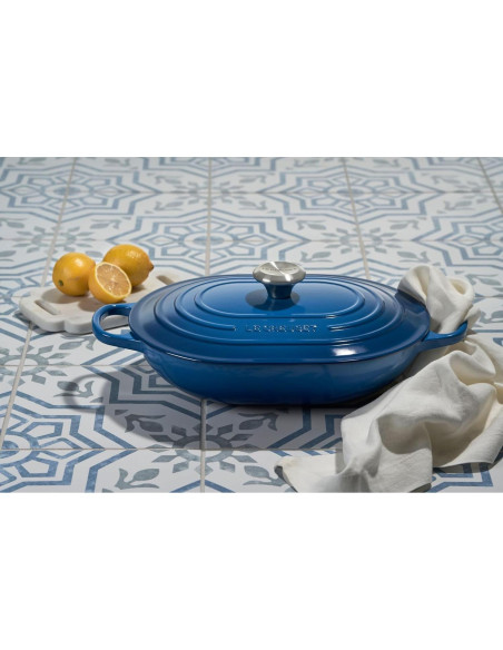 Cazuela Ovalada Enameled Hierro Fundido Le Creuset 3.56 L
