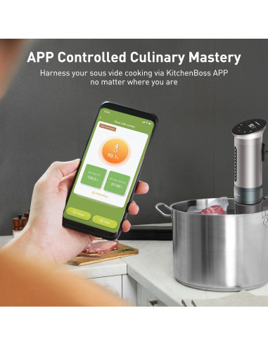 Cocinero Sous Vide KitchenBoss G310 1100W Control APP Wi-Fi