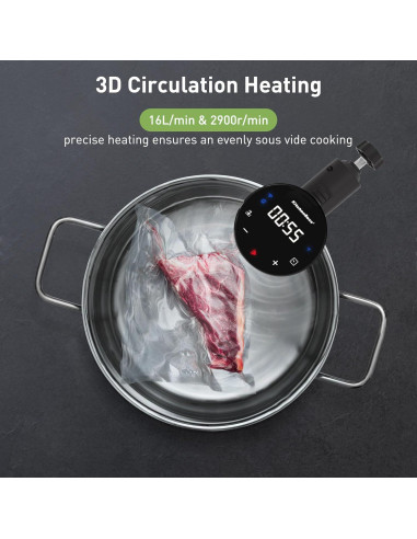 Cocinero Sous Vide KitchenBoss G310 1100W Control APP Wi-Fi
