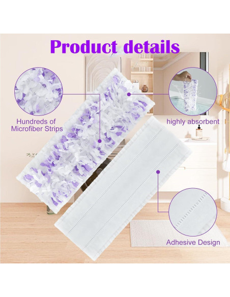 15 Almohadillas Desechables para Mopa Swiffer Power Mop