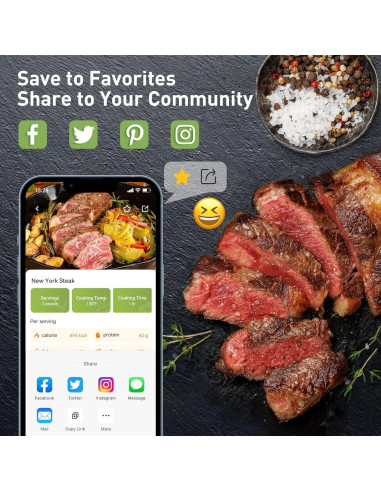 Cocinero Sous Vide KitchenBoss G310 1100W Control APP Wi-Fi