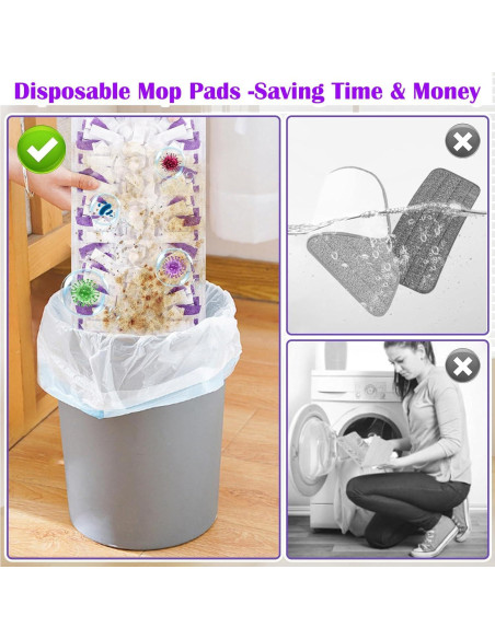 15 Almohadillas Desechables para Mopa Swiffer Power Mop