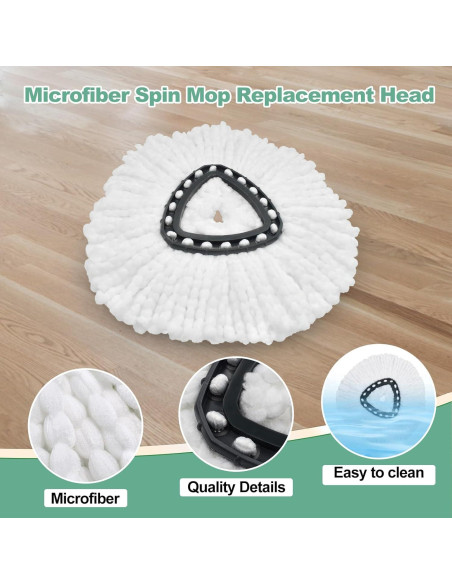 Reemplazo Cabezas de Mop Microfibra O-Cedar 3 Piezas + Cepillo