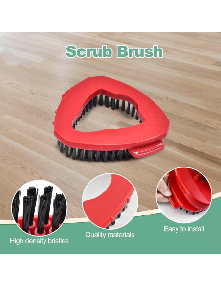 Reemplazo Cabezas de Mop Microfibra O-Cedar 3 Piezas + Cepillo