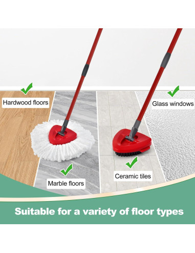 Reemplazo Cabezas de Mop Microfibra O-Cedar 3 Piezas + Cepillo