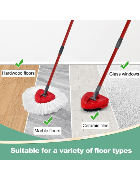 Reemplazo Cabezas de Mop Microfibra O-Cedar 3 Piezas + Cepillo