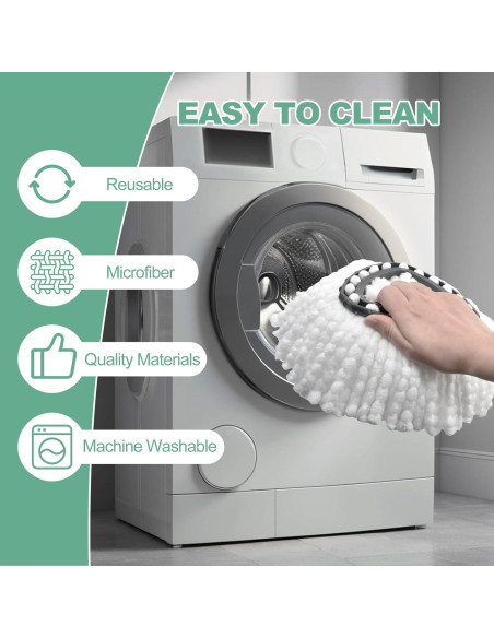 Reemplazo Cabezas de Mop Microfibra O-Cedar 3 Piezas + Cepillo