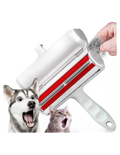Removedor de Pelo de Mascota Rodillo Home&Love Rojo 158g