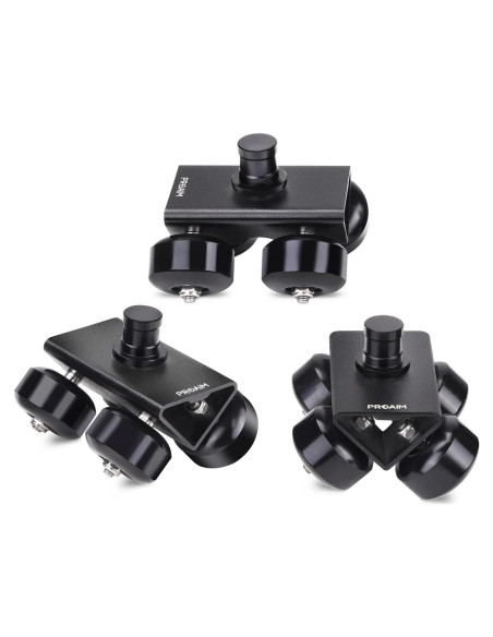 Juego de Ruedas de Tracción Proaim para Carro de Cámara 500kg