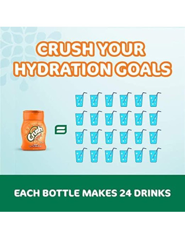 Mejorador de Agua Crush Verano - Sin Azúcar, 4 Botellas
