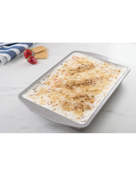 Sartén Rectangular USA Pan 23x33 cm Antiadherente Acero