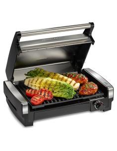 Parrilla Eléctrica Hamilton Beach 25360 con Control de Temperatura 232C