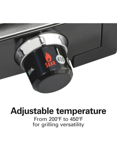 Parrilla Eléctrica Hamilton Beach 25360 con Control de Temperatura 232C