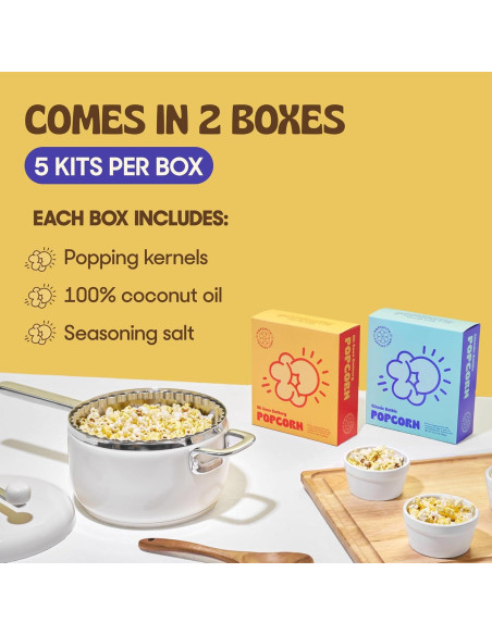 Kits de Palomitas de Maíz Popsmith - Paquete Variado 10x4oz