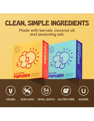 Kits de Palomitas de Maíz Popsmith - Paquete Variado 10x4oz