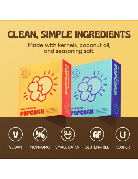 Kits de Palomitas de Maíz Popsmith - Paquete Variado 10x4oz