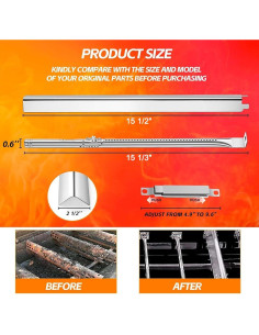 Piezas de Repuesto para Parrilla Charbroil Performance 4 Quemadores 2