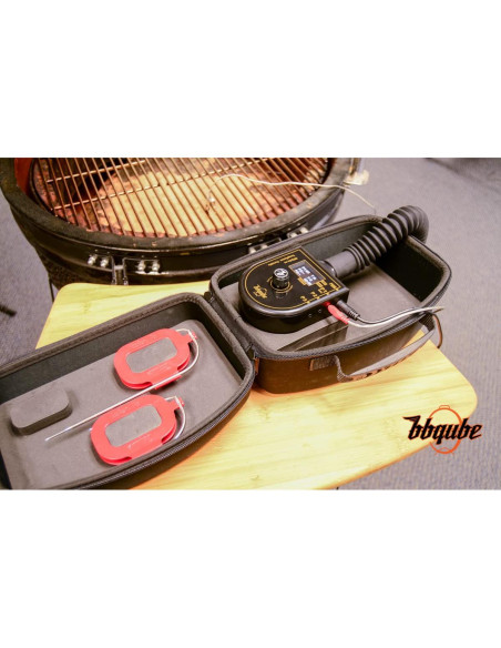 Controlador de Temperatura BBQ TempMaster Solo con Ventilador y Estuche