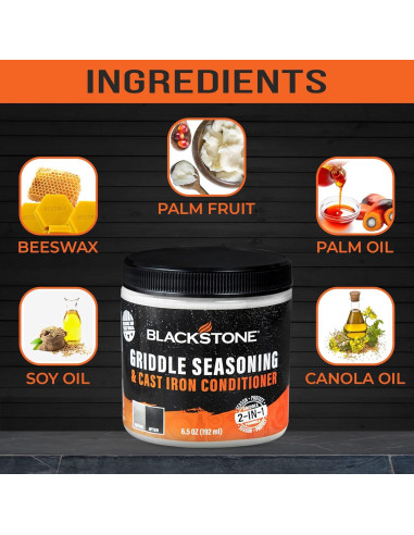 Acondicionador y Limpiador 2 en 1 Blackstone 249g Hierro Fundido