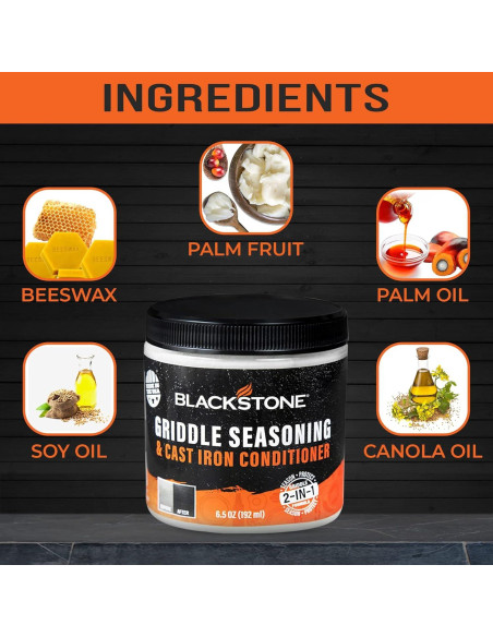 Acondicionador y Limpiador 2 en 1 Blackstone 249g Hierro Fundido