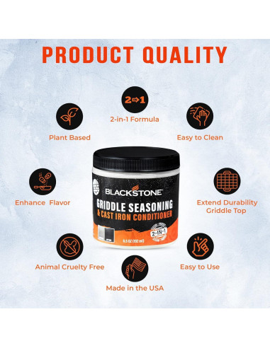 Acondicionador y Limpiador 2 en 1 Blackstone 249g Hierro Fundido