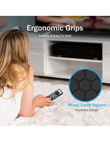 Funda Protectora Fintie para Control Remoto Siri Apple TV 2021 2022