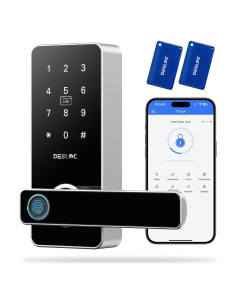 Cerradura Inteligente DESLOC B200L Biométrica Plata IP54