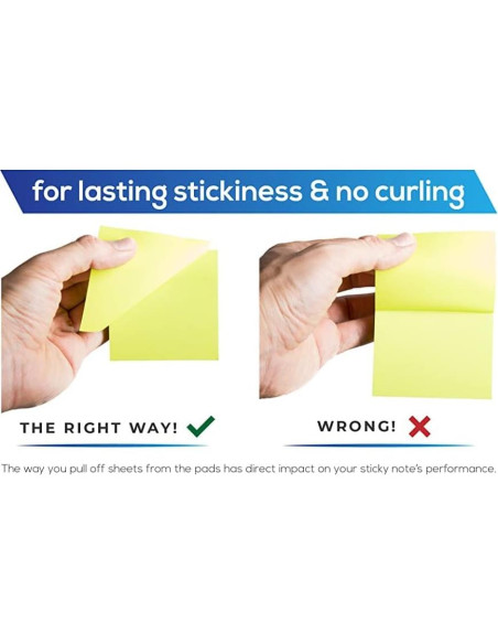 Notas Adhesivas Infiniko 7.62x7.62 cm - 12 Blocs de Colores