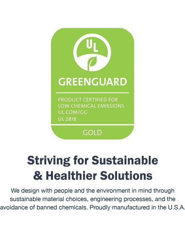 Silla de Oficina Ergonómica Haworth Breck con Soporte Lumbar Ajustable